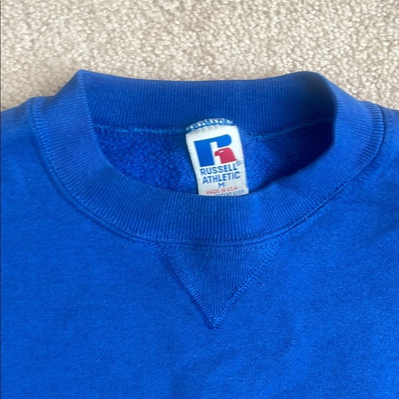 Russell Athletic Blue Crewneck Sweater - Picture 2 of 5